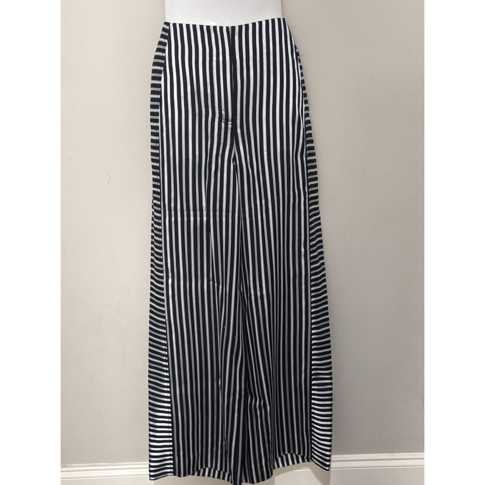 Elizabeth and James Navy & Blue Flared Side Pockets Dress Pants Size 0